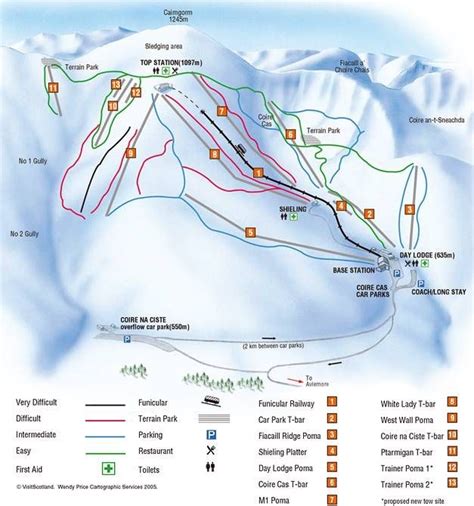 Cairngorm Mountain Trail map - Freeride