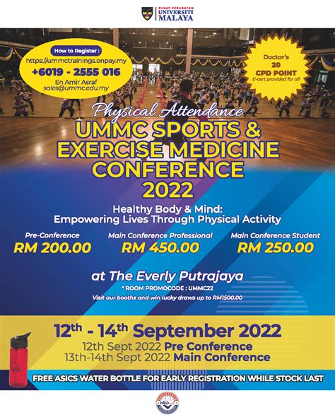 UMMC SPORTS & EXERCISE MEDICINE CONFERENCE - Conference2Go - Find The Best Academic Conferences