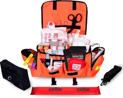 MediTac Kits - Ever Ready First Aid Fully Stocked EMT Trauma Kit Feat ...