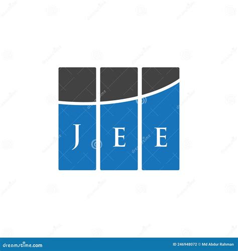 JEE Letter Logo Design on WHITE Background. JEE Creative Initials ...