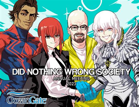 Did Nothing Wrong Society | "Did Nothing Wrong" Squad | Know Your Meme