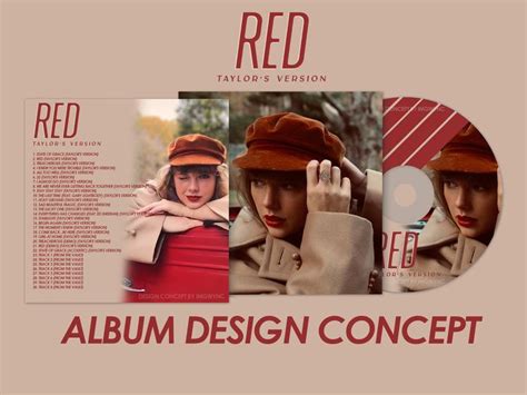 RED (Taylor's Version) Album Design Concept | Red taylor, Album design ...