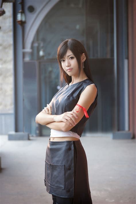 Final Fantasy Cosplay: Great Final Fantasy VII Advent Children Tifa Lockhart Cosplay