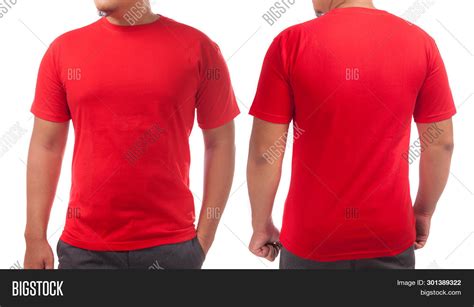 Red T-shirt Mock , Image & Photo (Free Trial) | Bigstock