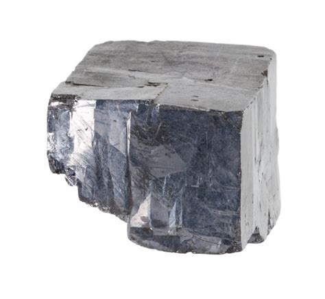 Galena cube (classic locale) | Sweetwater Mine, Viburnum Trend, Reynolds Co., Missouri