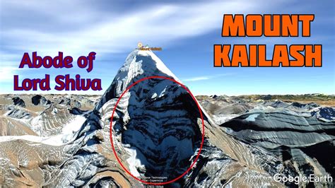 Mt. Kailash, Abode of Lord Shiva. Stunning visuals from Google Earth ...