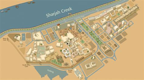 Sharjah World Map