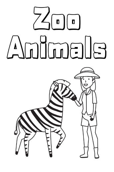 Zoo Animal Coloring Pages for Kids