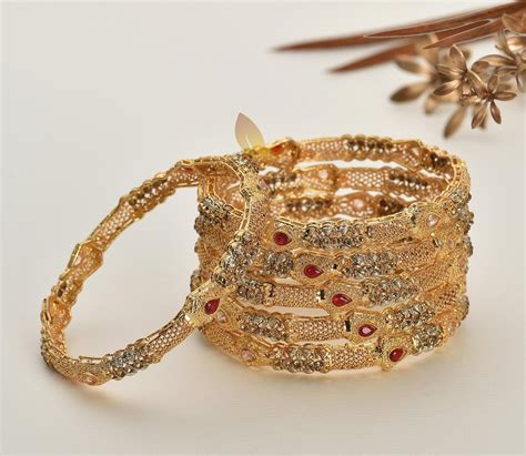 Gold Design Bangles 0193 - Artificial Jewelry | Price in Pakistan