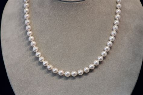 18 Inch Akoya Pearl Necklace with 7mm Pearls – Turgeon Jewelers