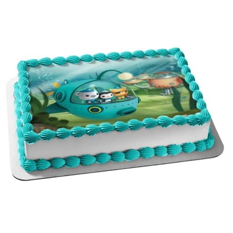 Octonauts Gup A Kwazii Peso Captain Barnacles Edible Cake Topper Image - 1/2 Sheet - Walmart.com ...