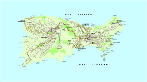 Capri Tourist Map - Capri Italy • mappery