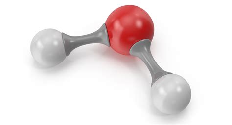 Water molecular 3D model - TurboSquid 1270212