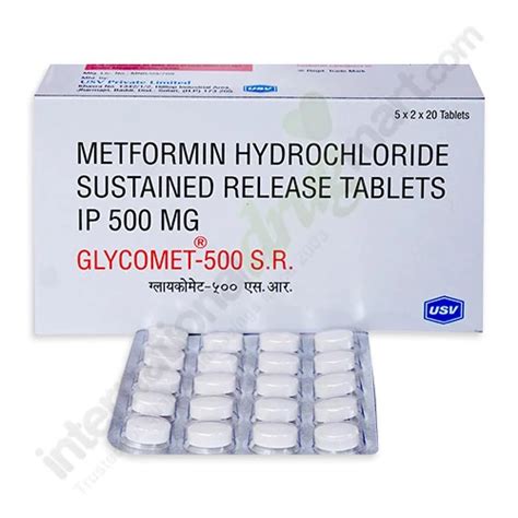 Buy Metformin 500mg SR Tablets Online | IDM