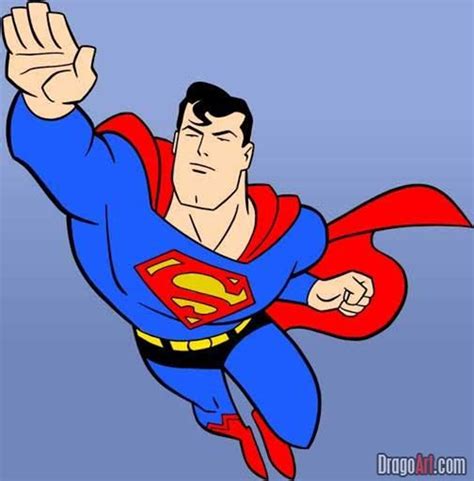 Superman Cartoon Drawing at GetDrawings | Free download