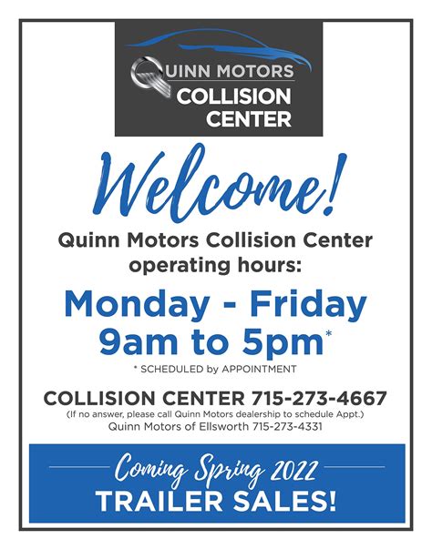 QUINN MOTORS OF ELLSWORTH, WI COLLISION CENTER | Quinn Motors