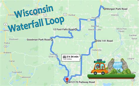 This scenic wisconsin waterfall loop will take you to 7 different waterfalls – Artofit