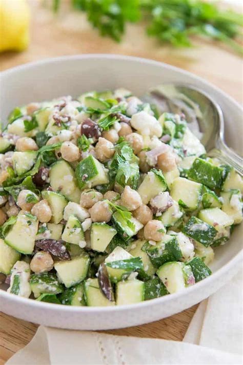 Zucchini Salad - Fresh and Healthy Greek Zucchini Salad