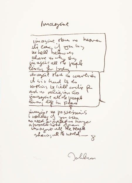 John Lennon Imagine Lyrics - DIY-projectnow