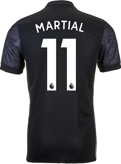 2017/18 adidas Anthony Martial Manchester United Authentic Away Jersey ...