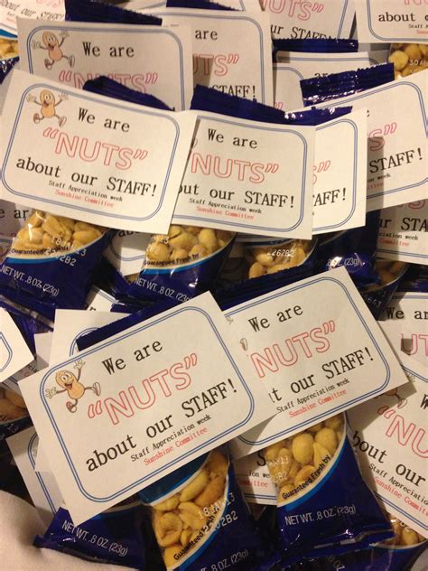 We are Nuts about our STAFF! Can be used for teacher appreciation week By:Yury O. | Cute DIY ...