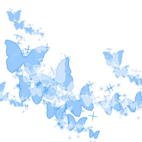 Light Blue Butterfly PNG