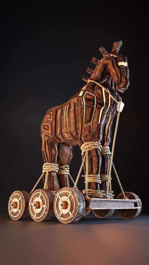 Horse of Troy - Modelado 3D on Behance