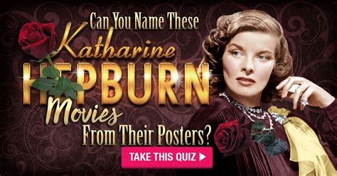 Can You Name Katharine Hepburn Movies from Their Poster… Quiz