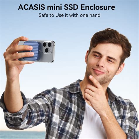 Acasis USB-C Magnetic M.2 2230 NVMe SSD Case for iPhone 15 Series – ACASIS Electronics