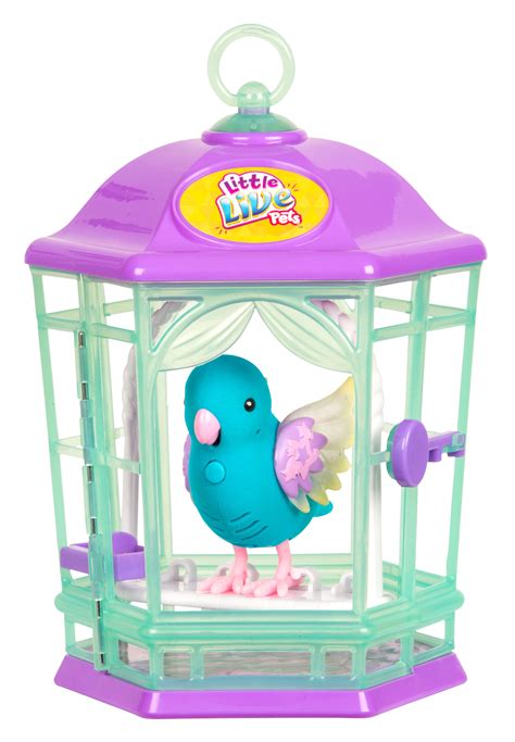 Little Live Pets Electronic Bird with Cage, Skye Twinkles - Walmart.com - Walmart.com