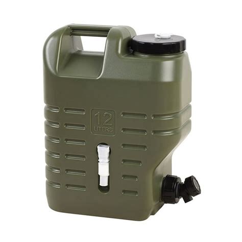 Ckepdyeh 12L Portable Camping Water Container with Storage Spout, Durable Water Tank for Hiking ...