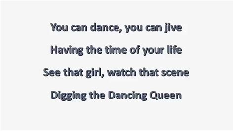 Abba Dancing Queen Lyrics