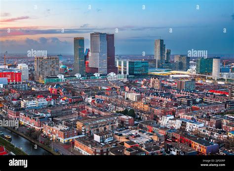 The Hague, Netherlands city centre skyline at twilight Stock Photo - Alamy