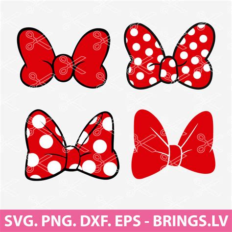 Minnie Bow SVG | Minnie Mouse Bow SVG | Minnie SVG | PNG | DXF | EPS ...