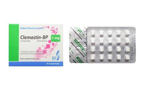 Clemastin-BP (tab) - Tablets | BalkanPharmaceuticals.com