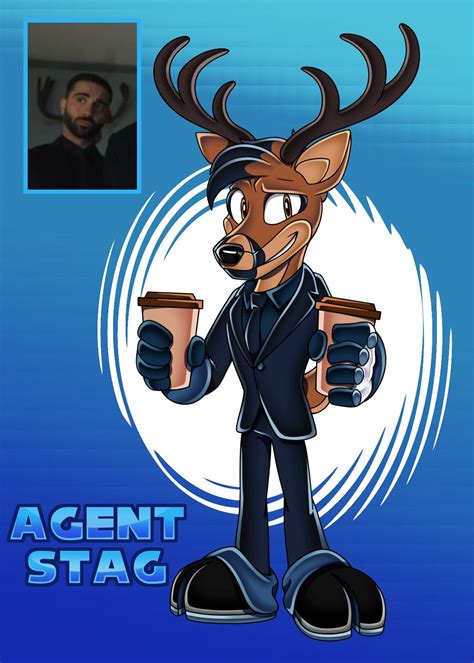 Agent Stone the Stag [Sonic Movie] by 8-Bit-Britt on DeviantArt