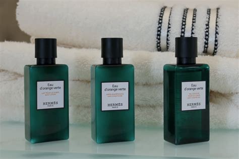 Hermès bath amenities - Journal Pomegranate Wellness Spa Hotel