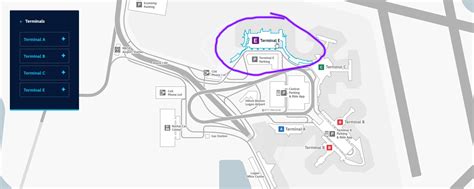 Terminal E - Boston Logan International Airport map