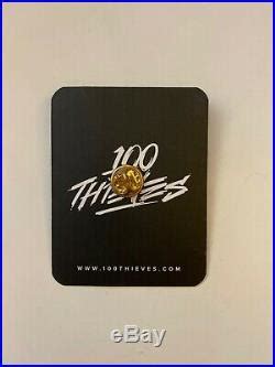 100 Thieves Official Logo Pin Nadeshot VERY RARE | Very Rare Large