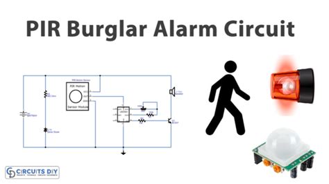 PIR Burglar Alarm Circuit