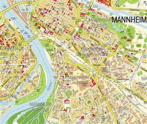 Mannheim Map - Germany