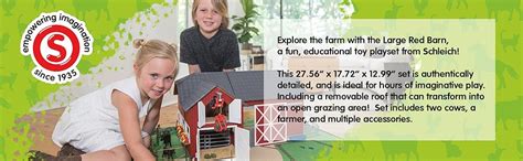 Amazon.com: Schleich Farm World, Farm Toys for Boys and Girls Ages 3-8 ...