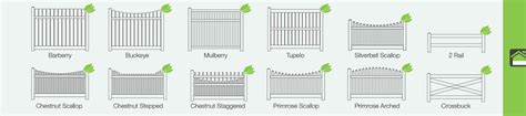 Types Of Vinyl Fence Styles | Orange Fence & Supply