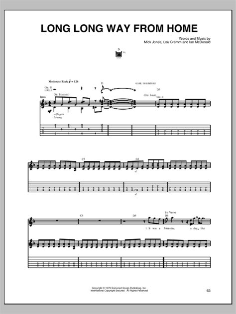 Long Long Way From Home | Sheet Music Direct