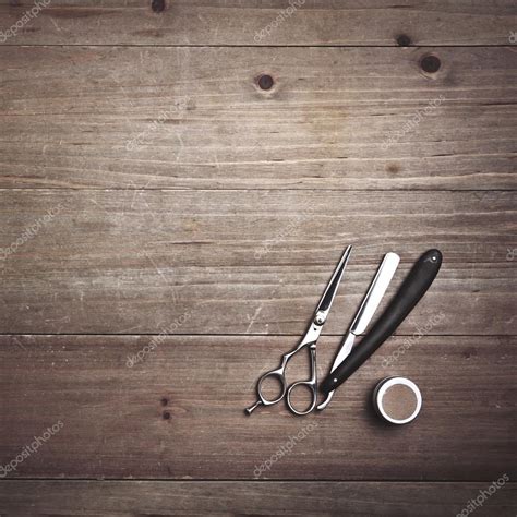 Vintage barber tools — Stock Photo © kantver #71391647