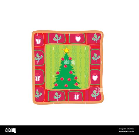 funny christmas tree card Stock Vector Image & Art - Alamy