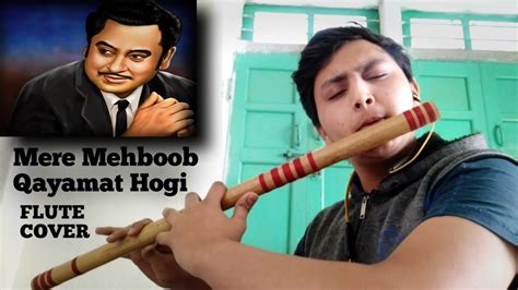 | Mere Mehboob Qayamat Hogi | Kishore Kumar | Flute cover | F# scale flute | - YouTube