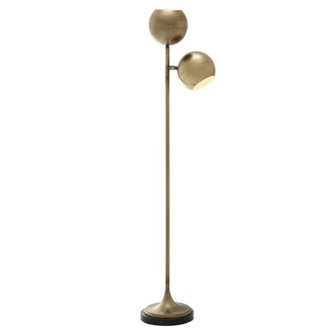 Compton Antique Brass Floor Lamp | SHOP NOW