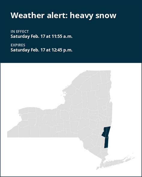 NY weather update: Weather alert for heavy snow in Columbia and Dutchess counties Saturday ...