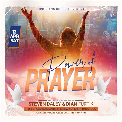 Power Of Prayer Church Flyer (532434) | Flyers | Design Bundles